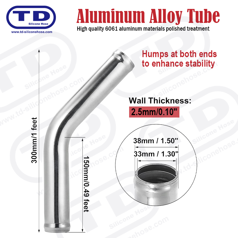 Alüminyum boru 90 ° dirsek OD: 1.0 